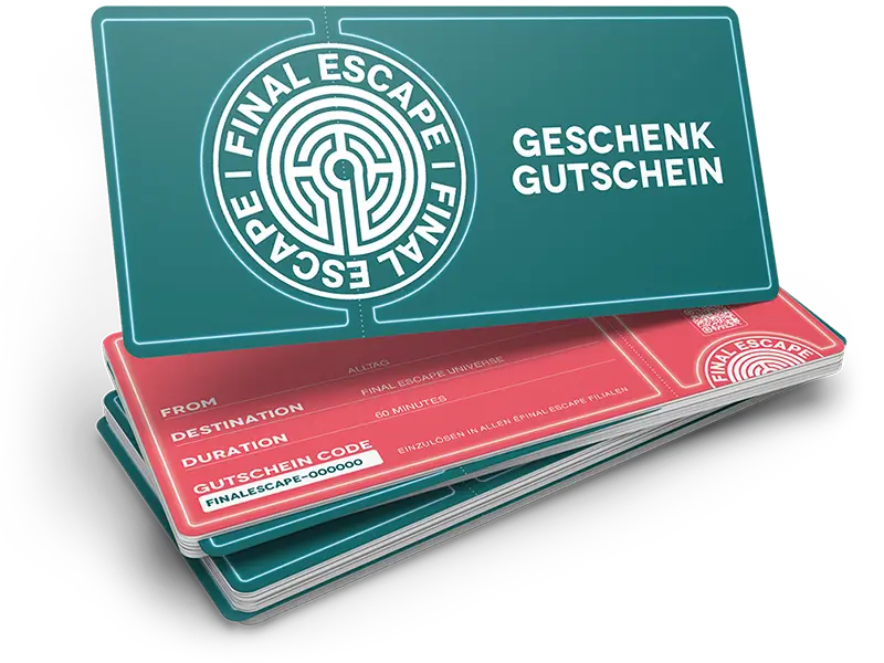 Final Escape Geschenkgutschein für ein Escape Room Erlebnis in Zürich